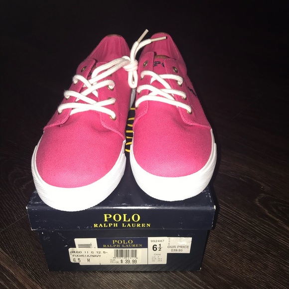 pink polo shoes